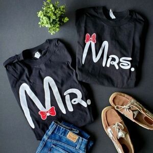 Mr and mrs Disney Matching Shirts